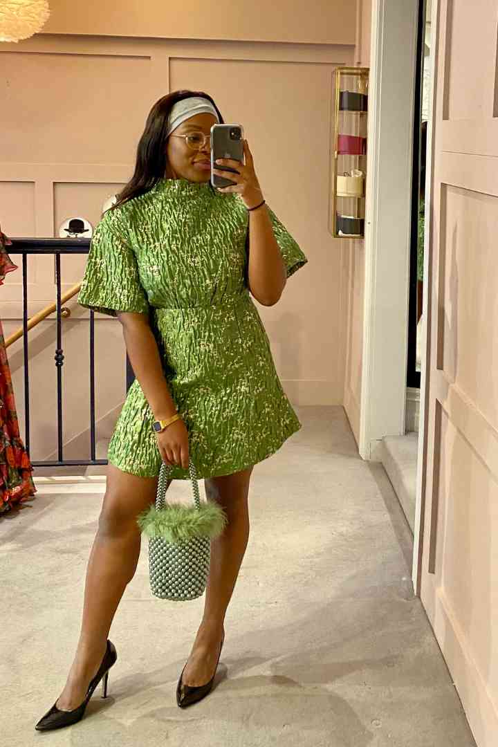 Sera Jacquard Mini Dress