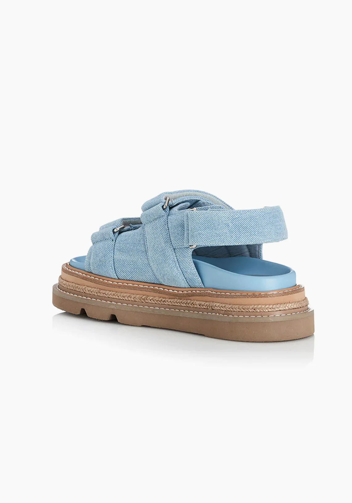 VEDA SANDAL LIGHT DENIM
