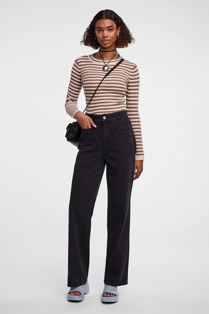 Ama High Waist Wide Jeans
