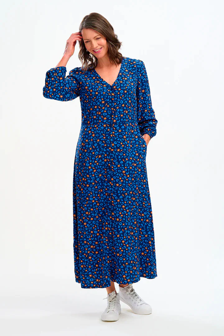 Fatimah V-Neck Maxi Dress