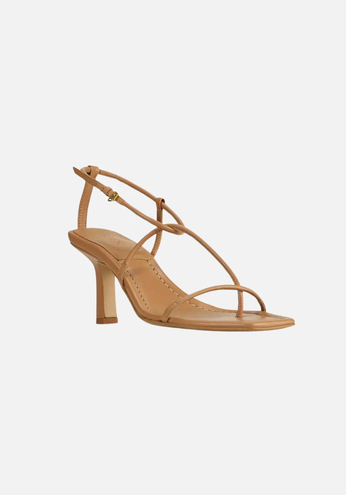 THE STRAPPY SANDAL ALMOND