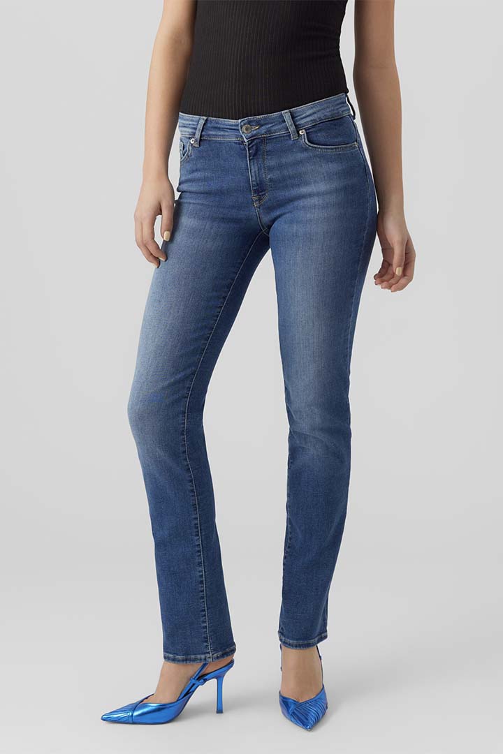Daf Mid Rise Straight Jeans