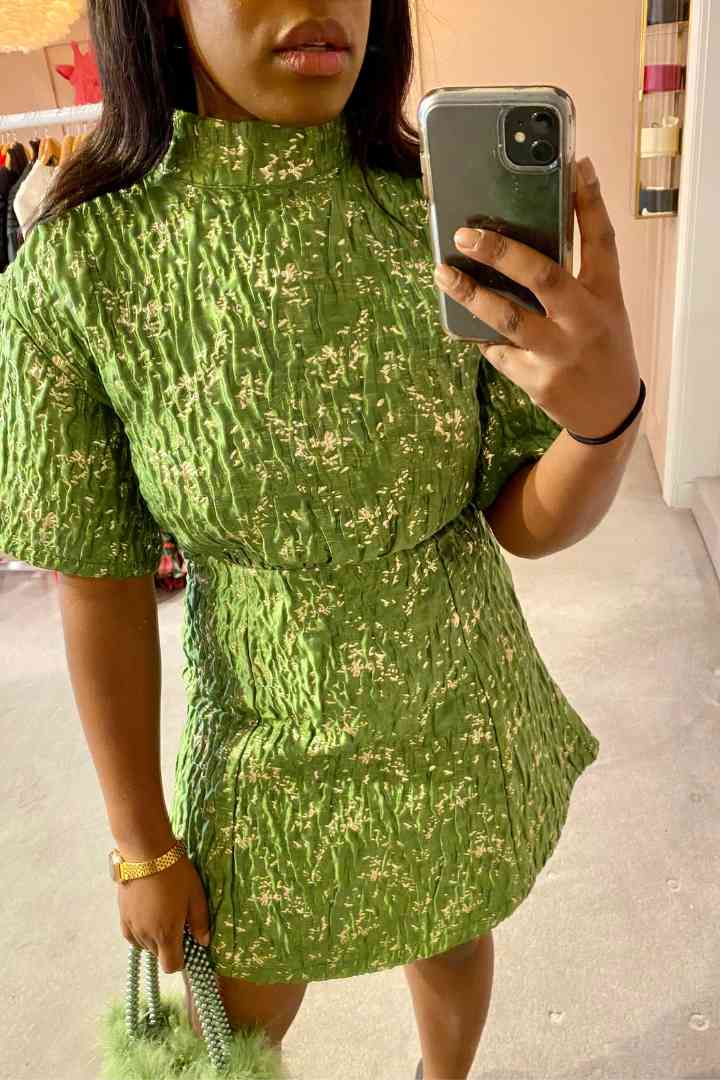 Sera Jacquard Mini Dress