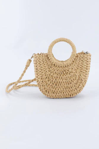 Cute Mini Woven Straw Fashion Tote Bag