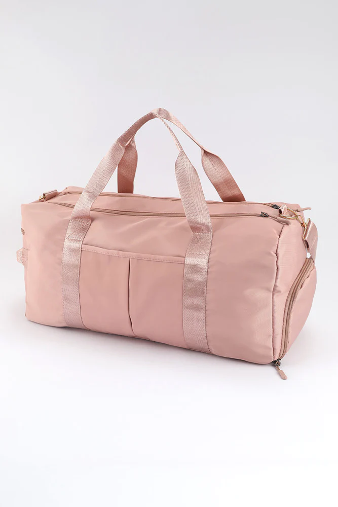 Large Pink Concise Luggage Bag