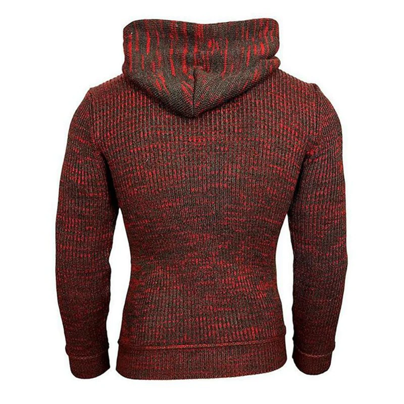 Hooded Knitted Sweatshirt
