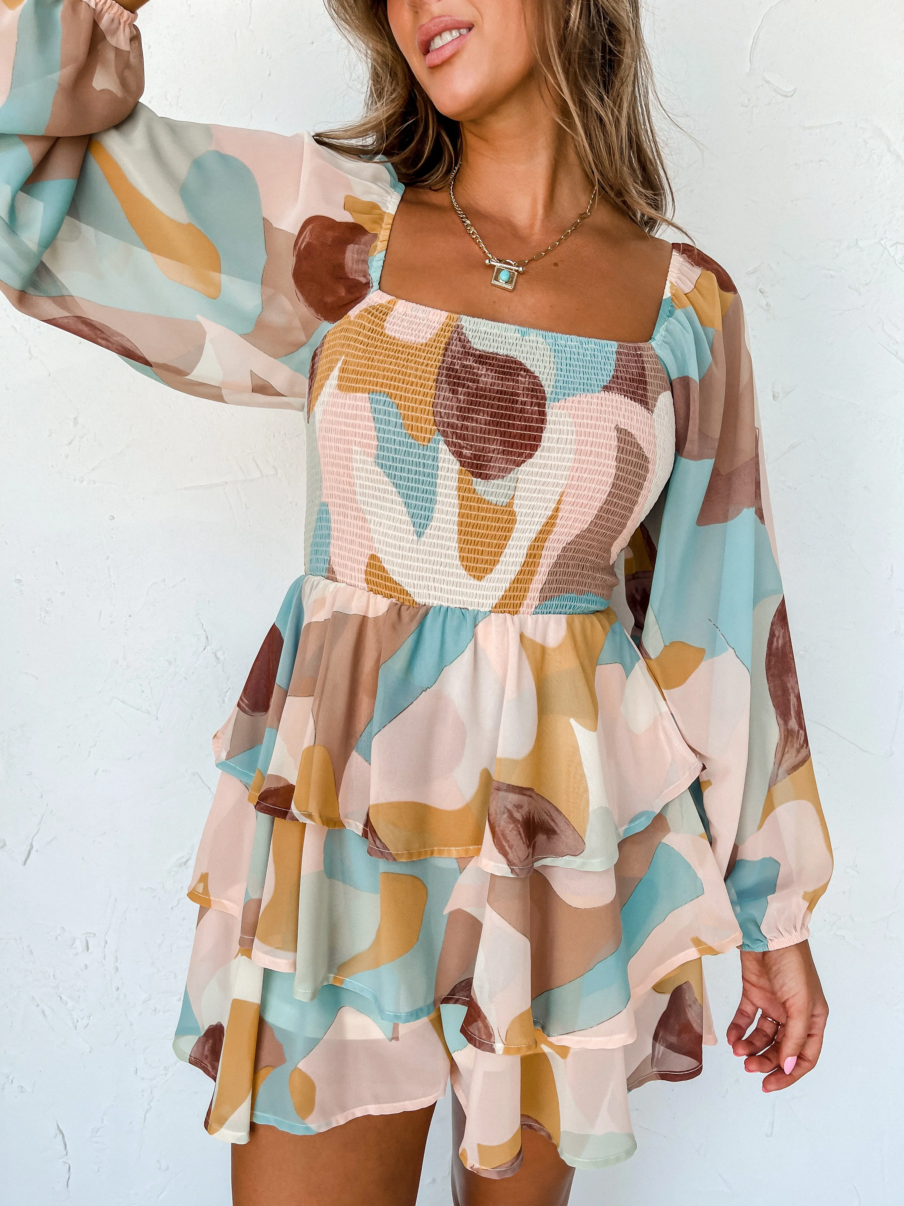 Make It Mesmerizing Tiered Romper