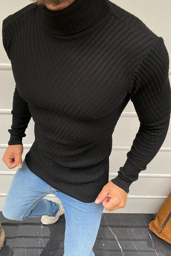 Mens Classic Thin Slim-Fit Sweater