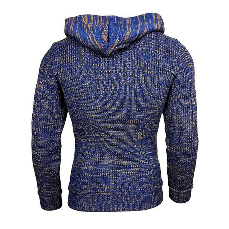 Hooded Knitted Sweatshirt
