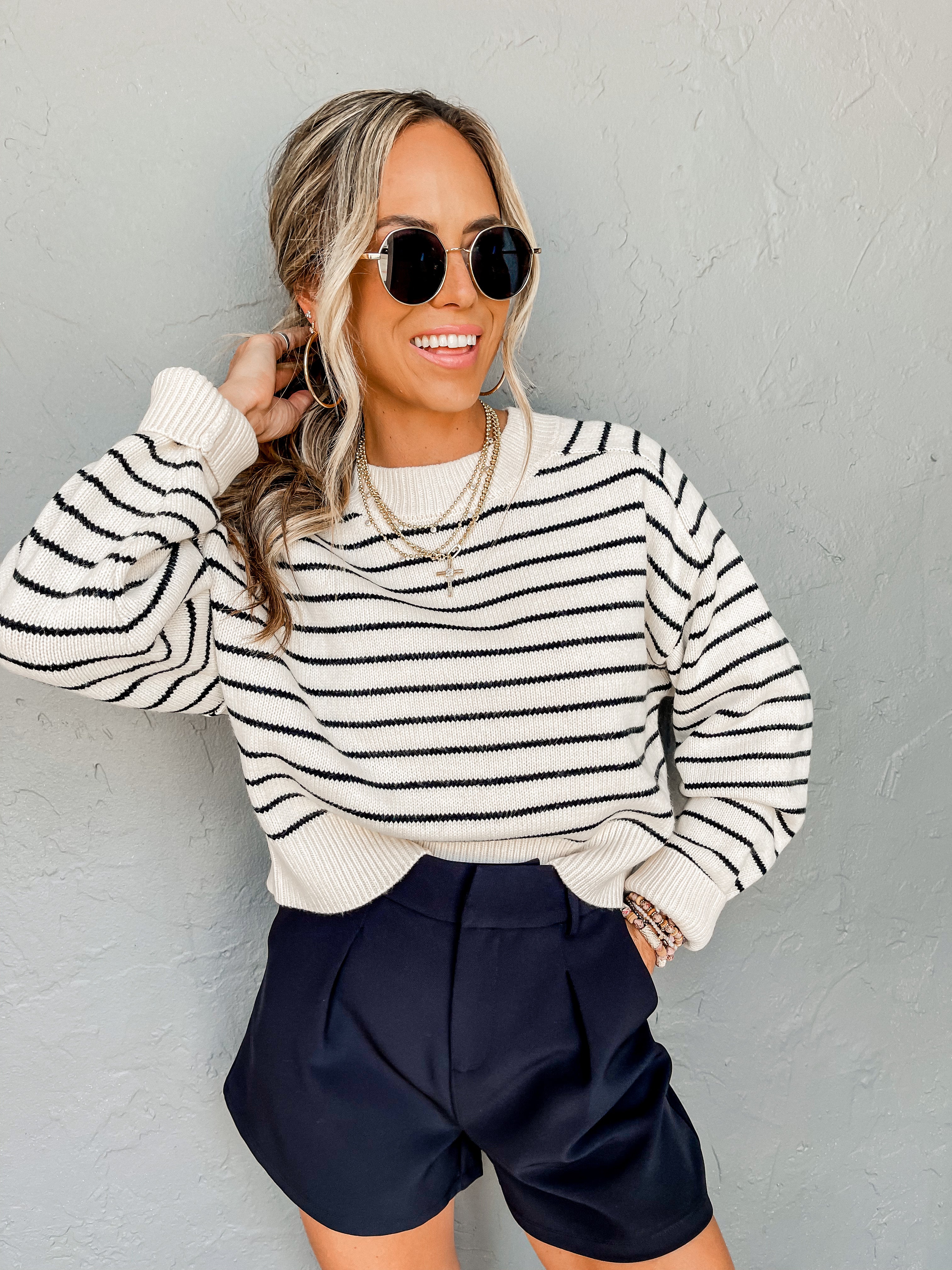 Always Together Striped Sweater