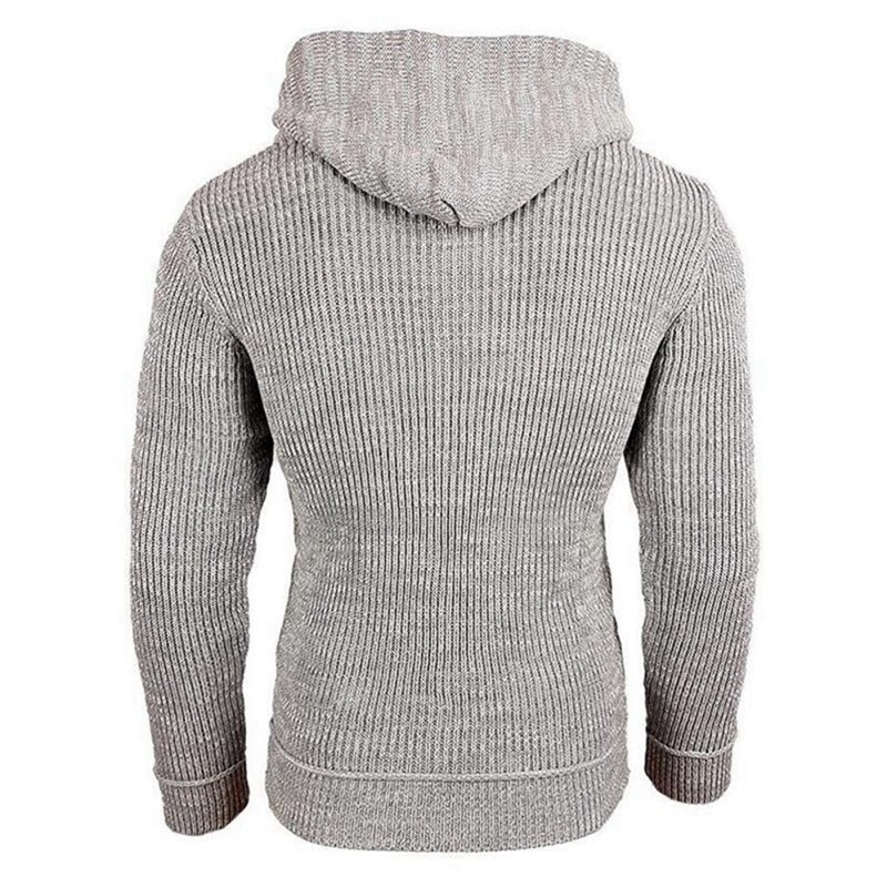 Hooded Knitted Sweatshirt