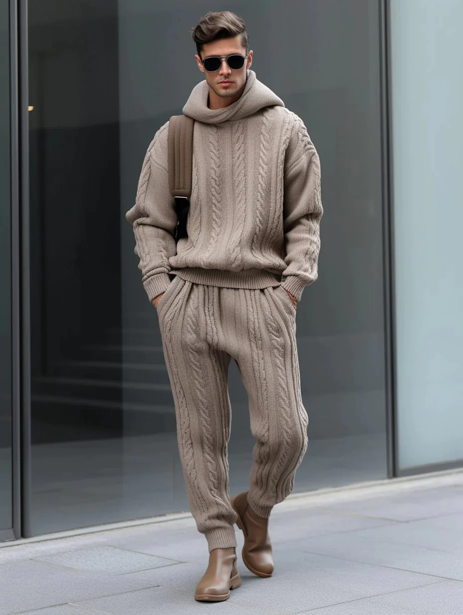 Winter Men's Luxury Thick Knitted