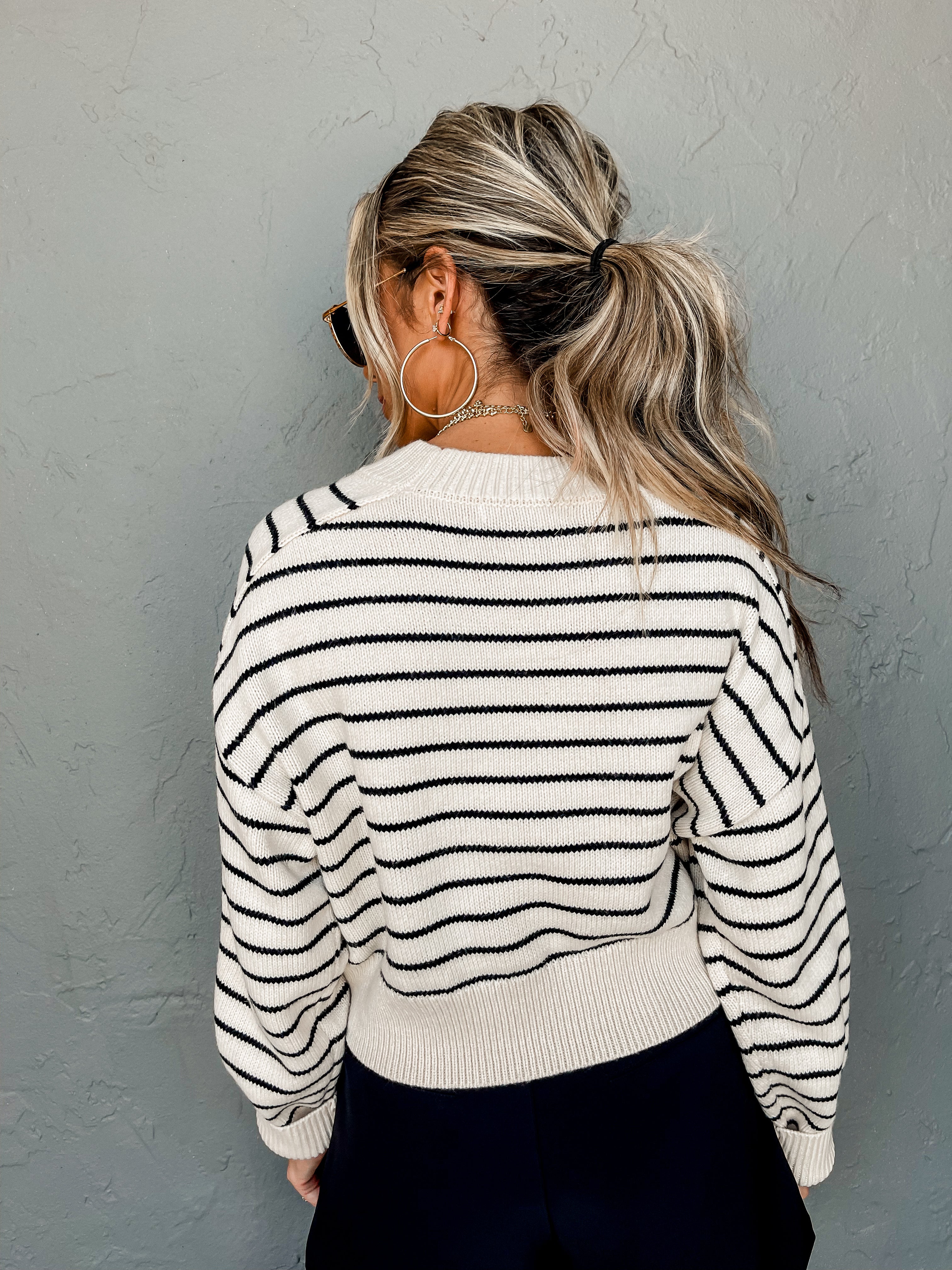 Always Together Striped Sweater