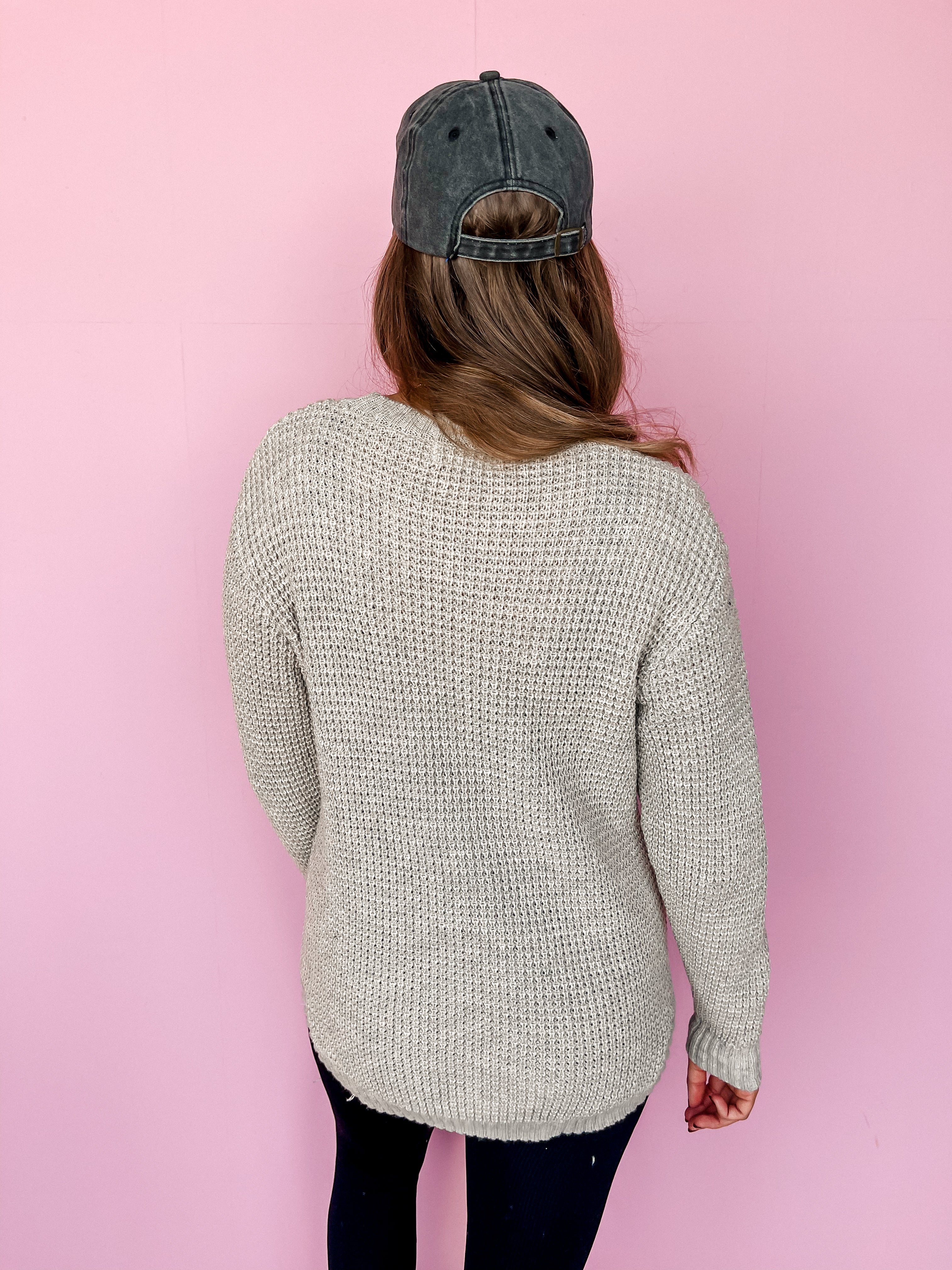 Everyday Pick Waffle Sweater