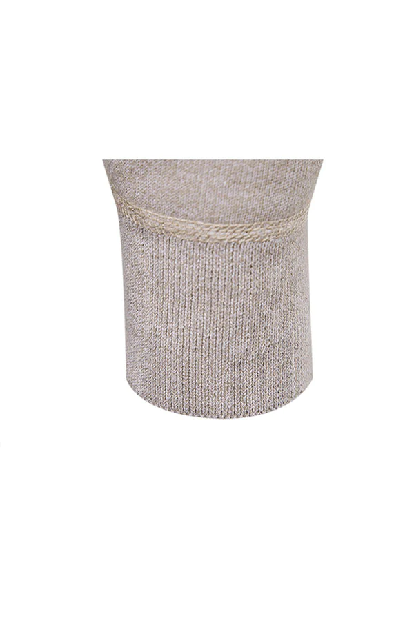 round neck fleece knitted sweater