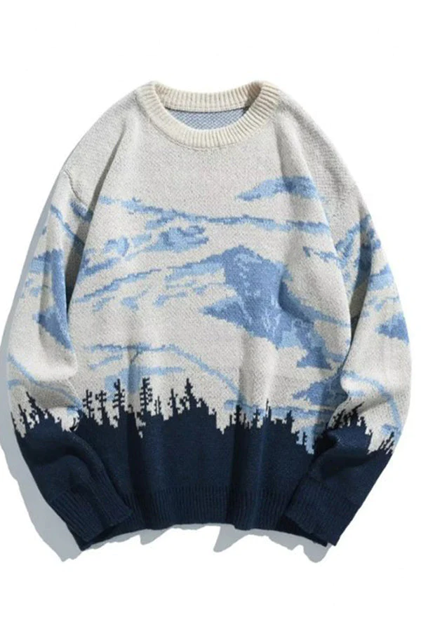 Men's Snowberg Jacquard Pullover Sweater
