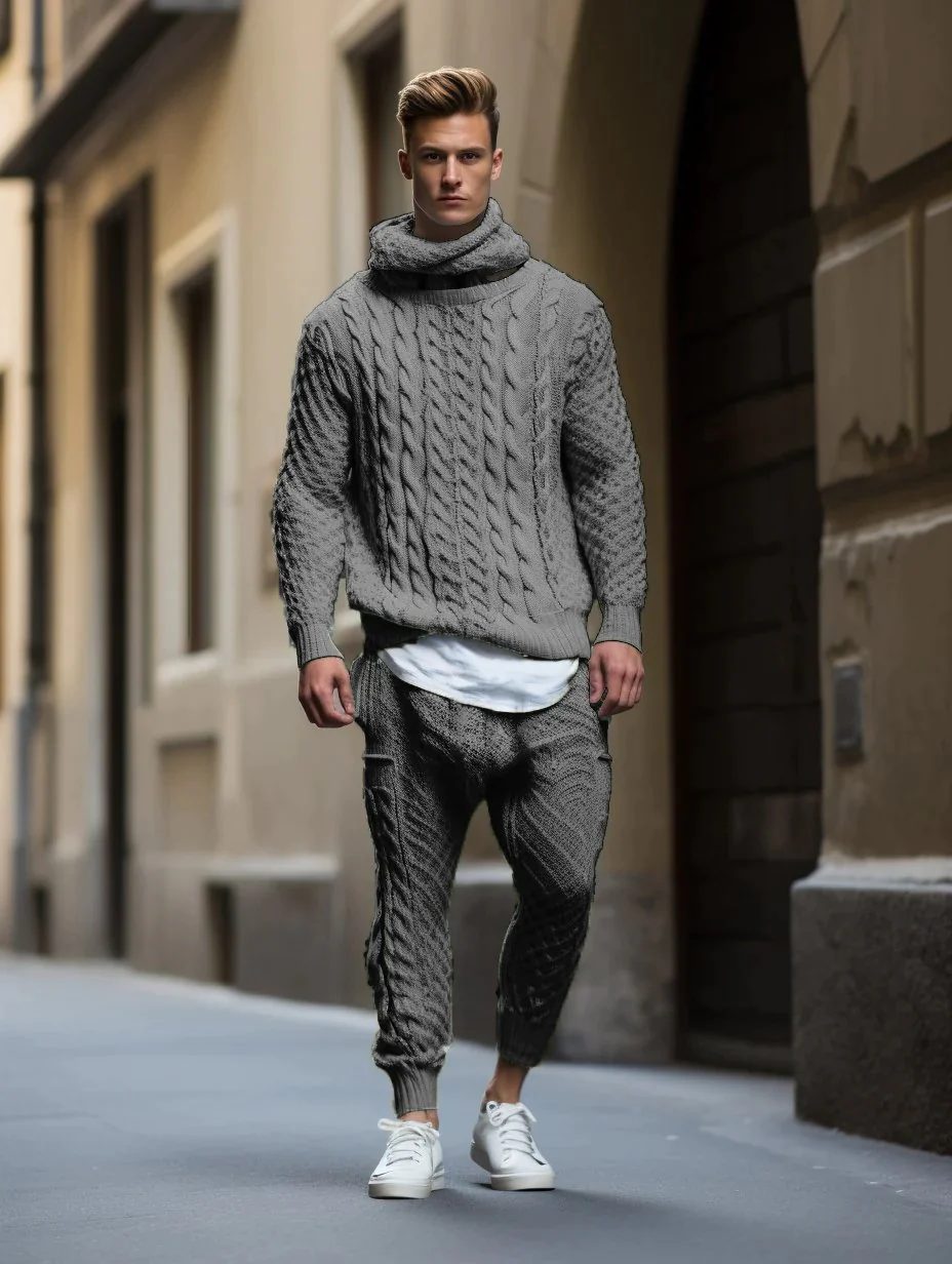 Winter Men's Thick Knitted