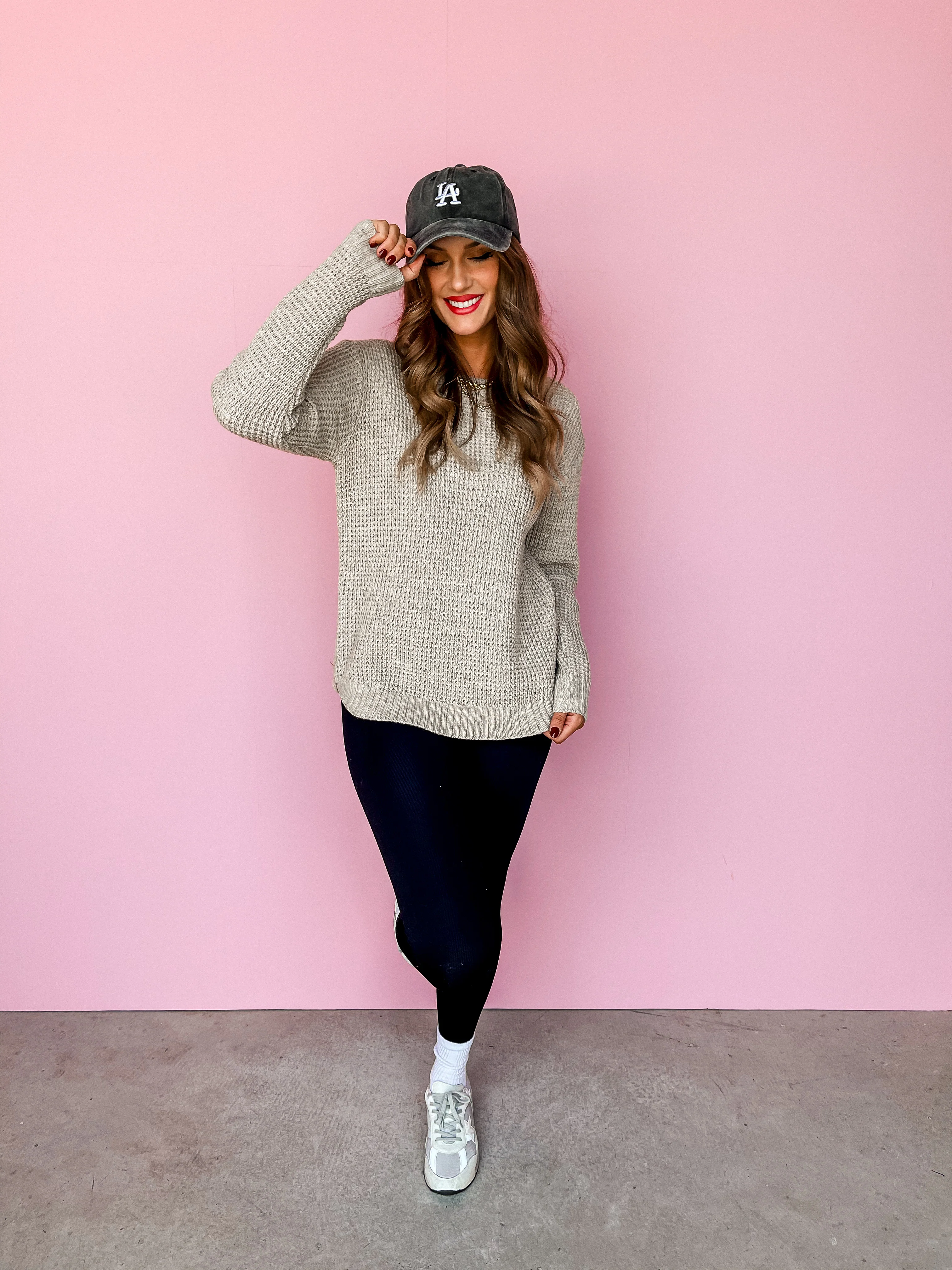 Everyday Pick Waffle Sweater