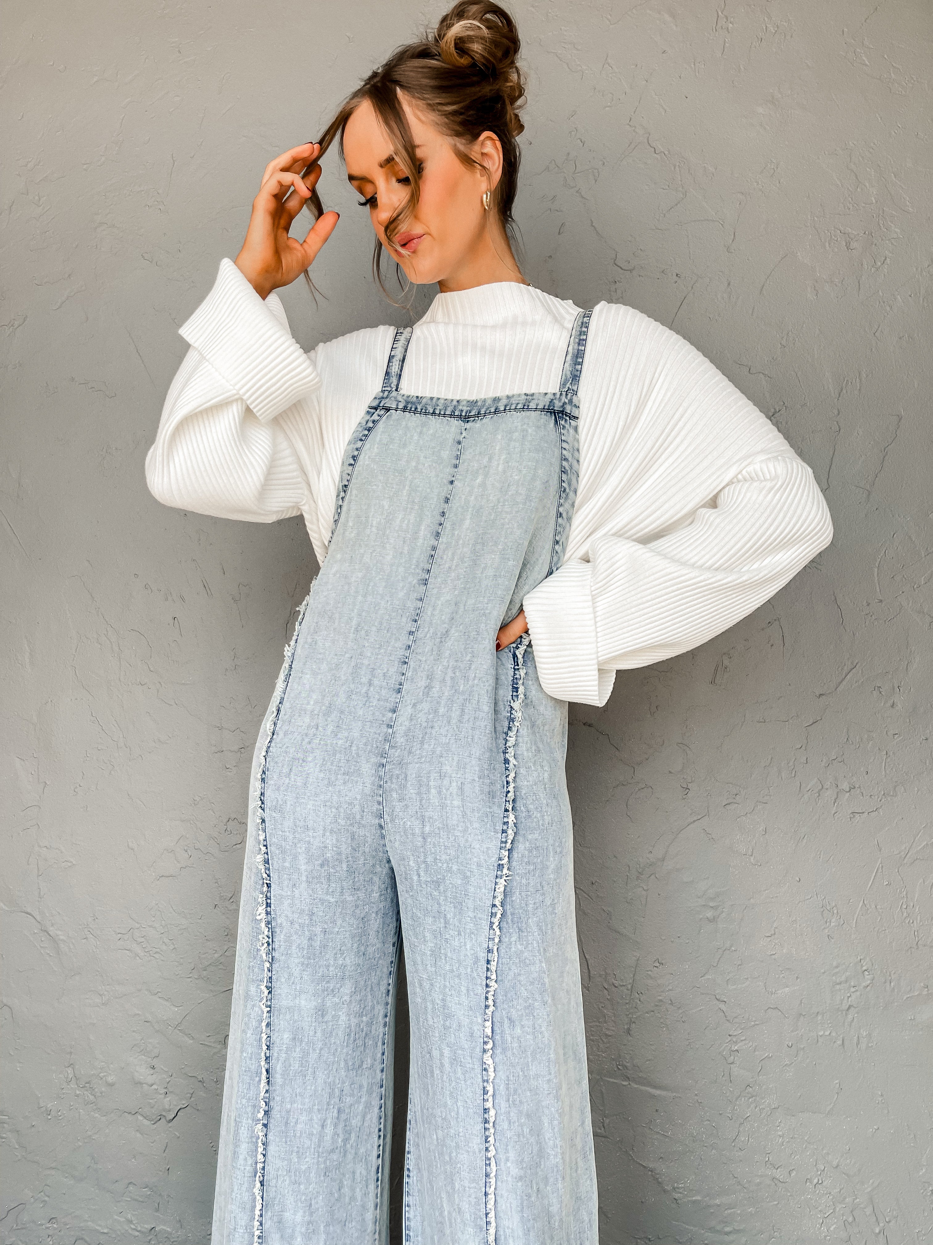 Latest Edition Mineral Washed Jumpsuit