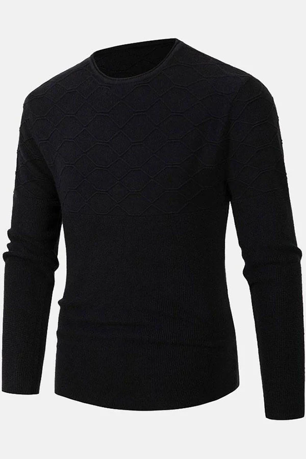 Crew Neck Knitted Sweater