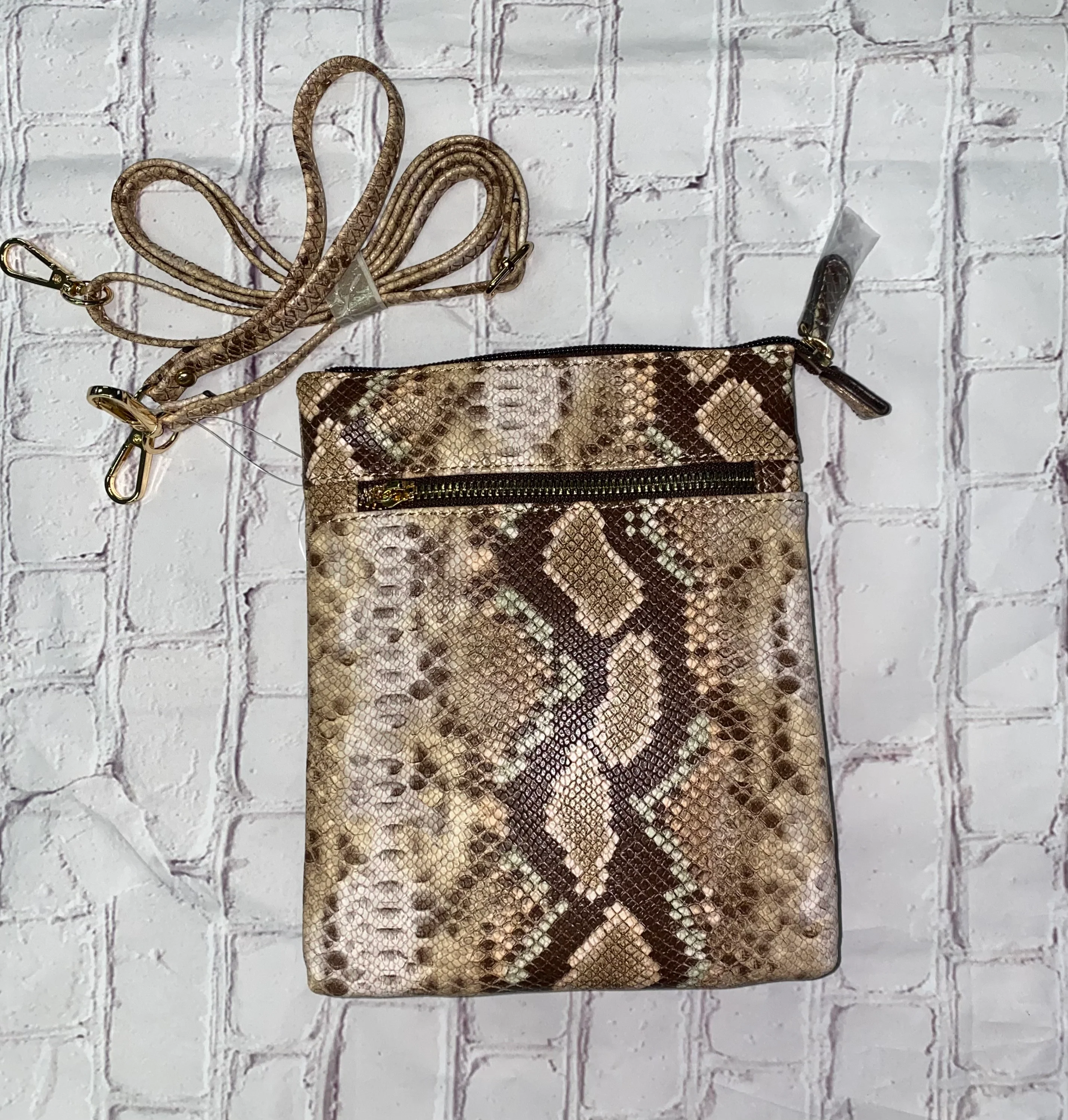 SNAKESKIN CROSSBODY BAGS