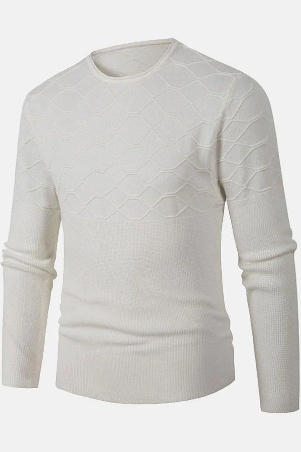 Crew Neck Knitted Sweater