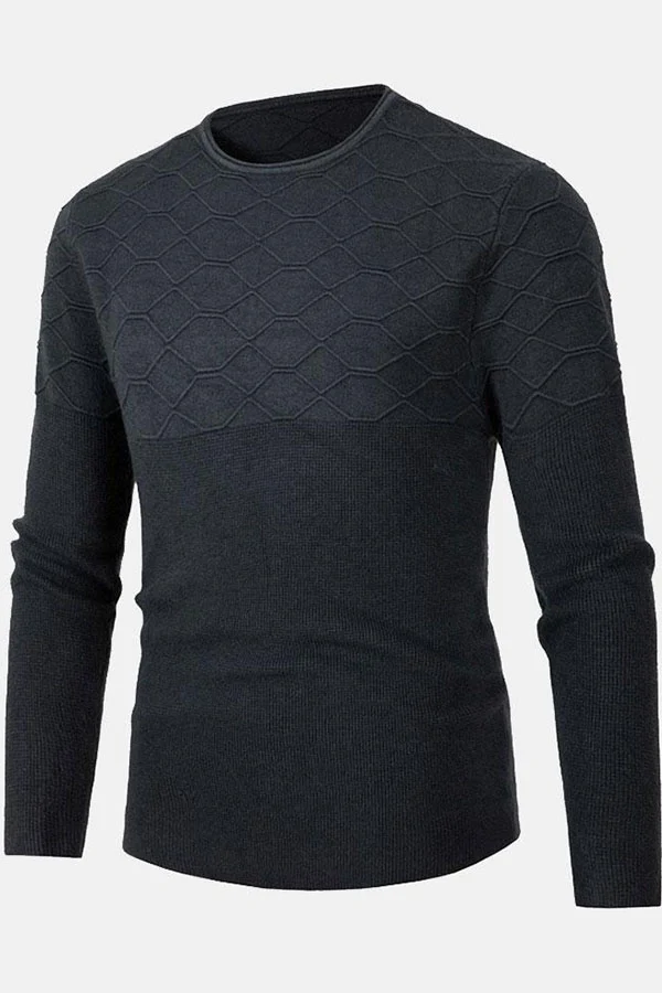Crew Neck Knitted Sweater