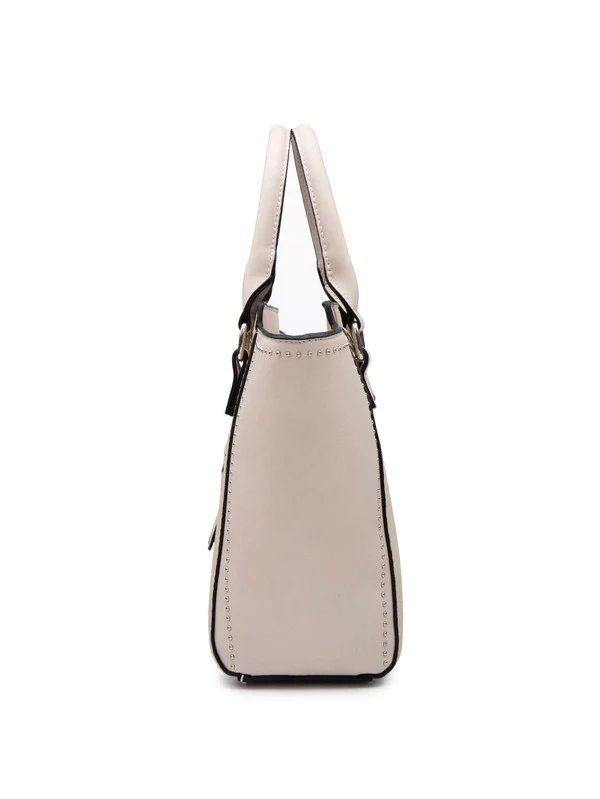 Beige Tote Bag W/ Adjustable Strap