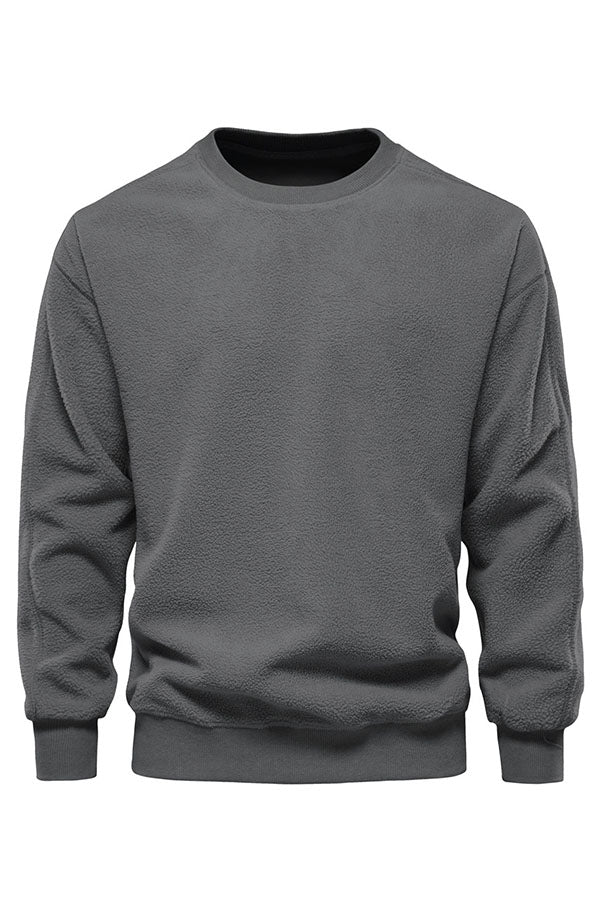 Lamb down shoulder pullover sweater