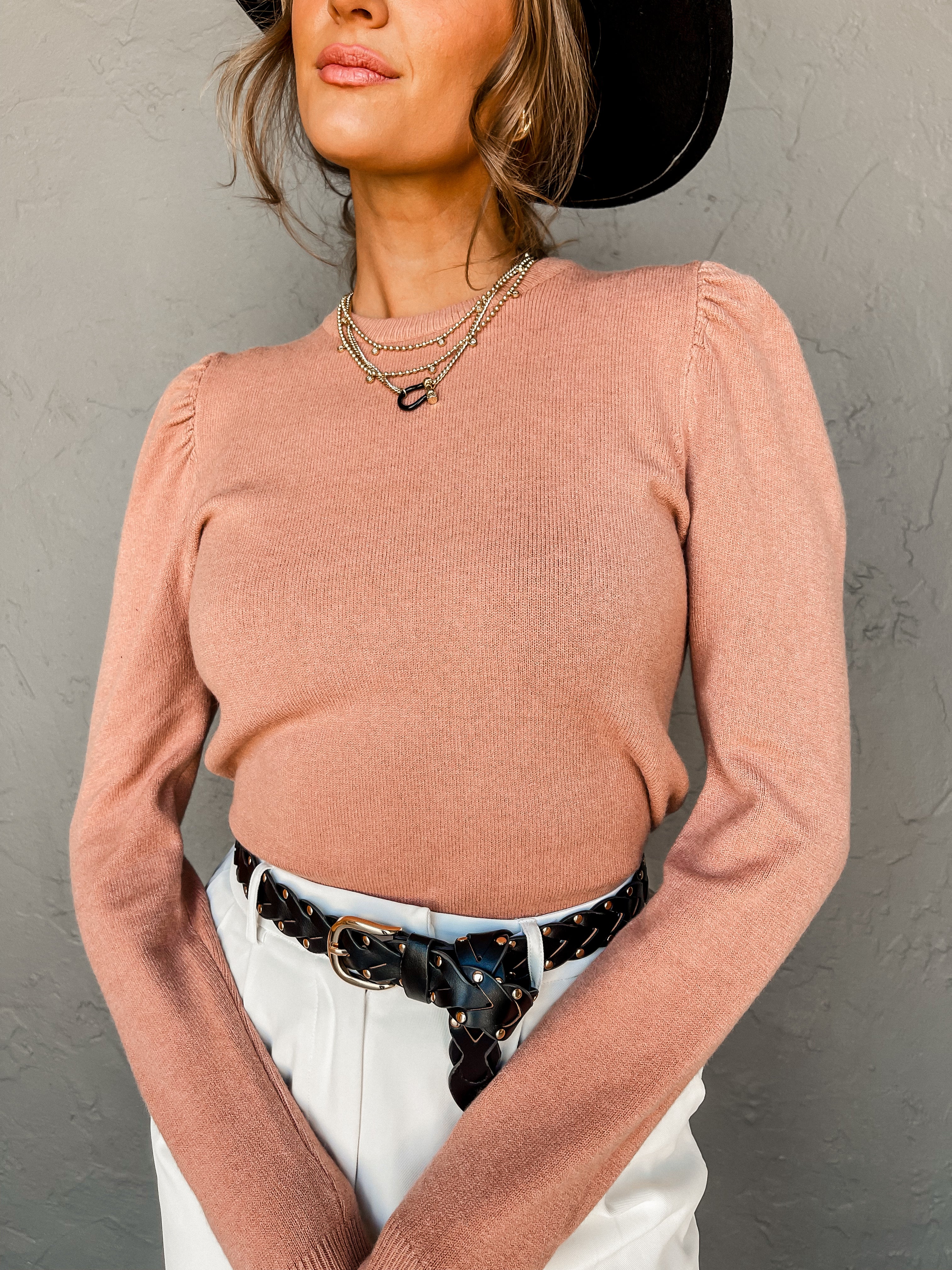 Oh So Lovely Puff Sleeve Sweater