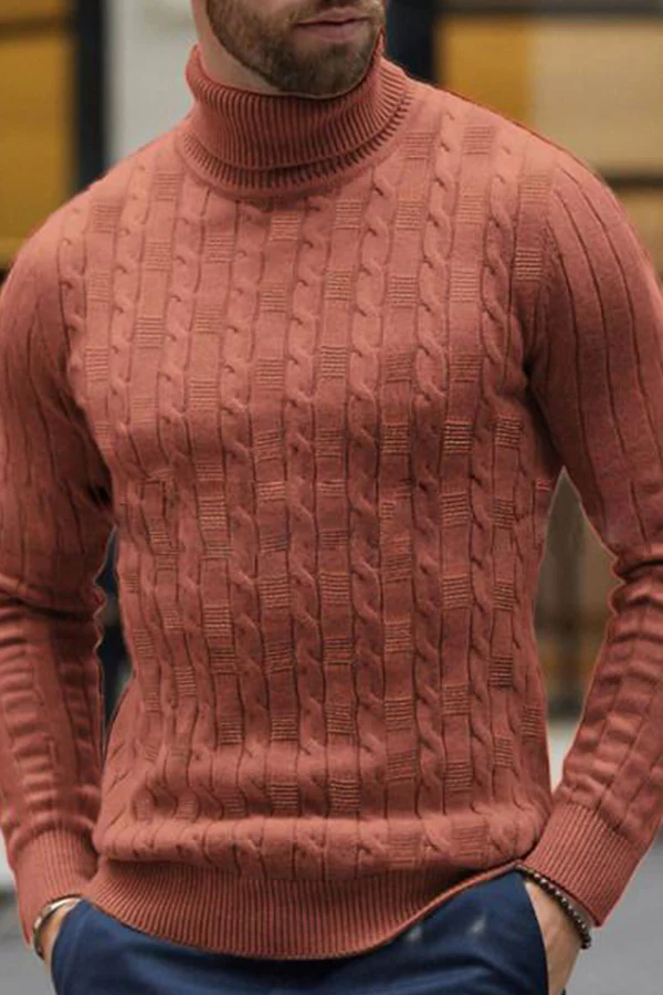 Autumn and Winter New High Neck Men's Sweater