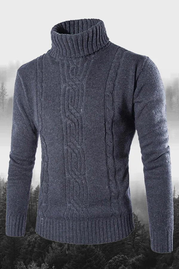 Turtleneck Twist Sweater