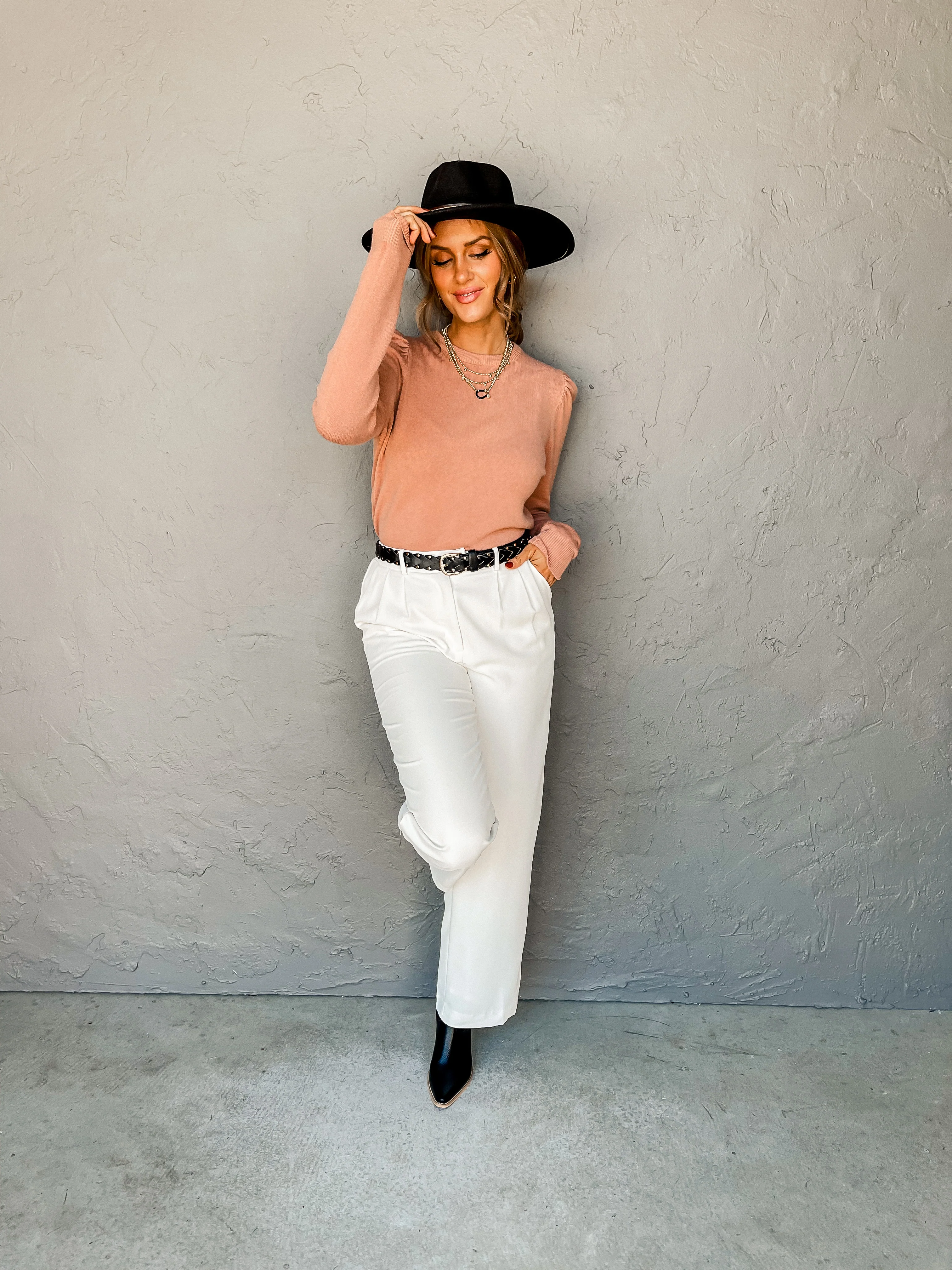 Oh So Lovely Puff Sleeve Sweater