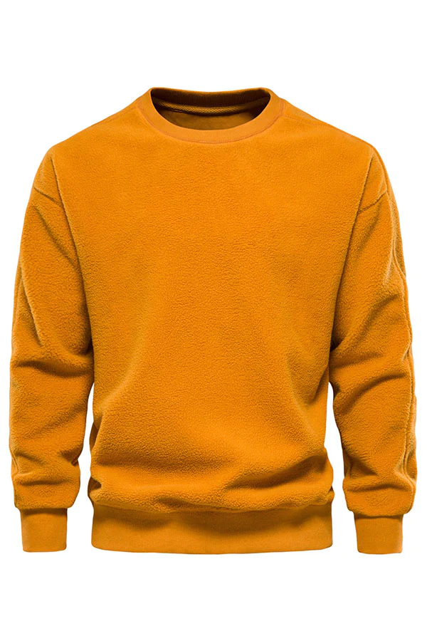 Lamb down shoulder pullover sweater