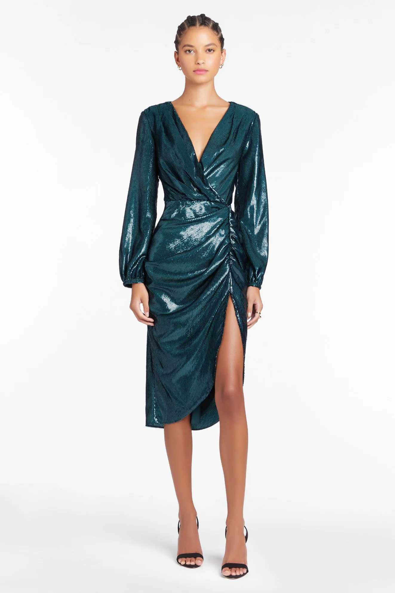 Long Sleeve Roma Dress in Ansella Burnout