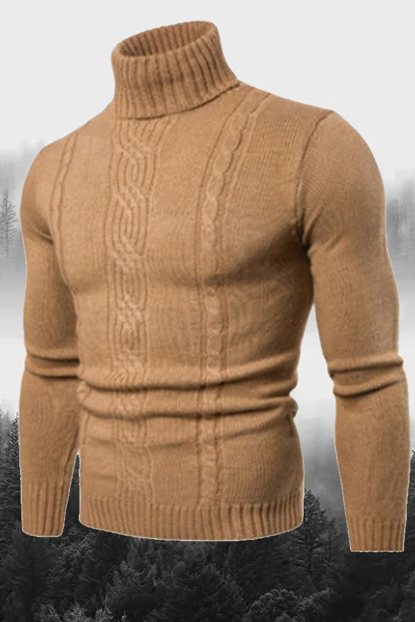 Turtleneck Twist Sweater