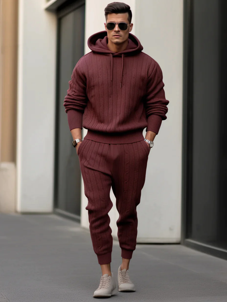 Winter Men's Luxury Thick Hoodie Sweater