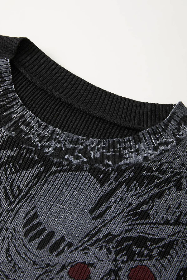 Men's Evil Force Jacquard Pullover Sweater