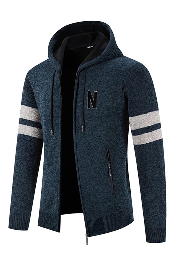 fleece thick knitted sweater