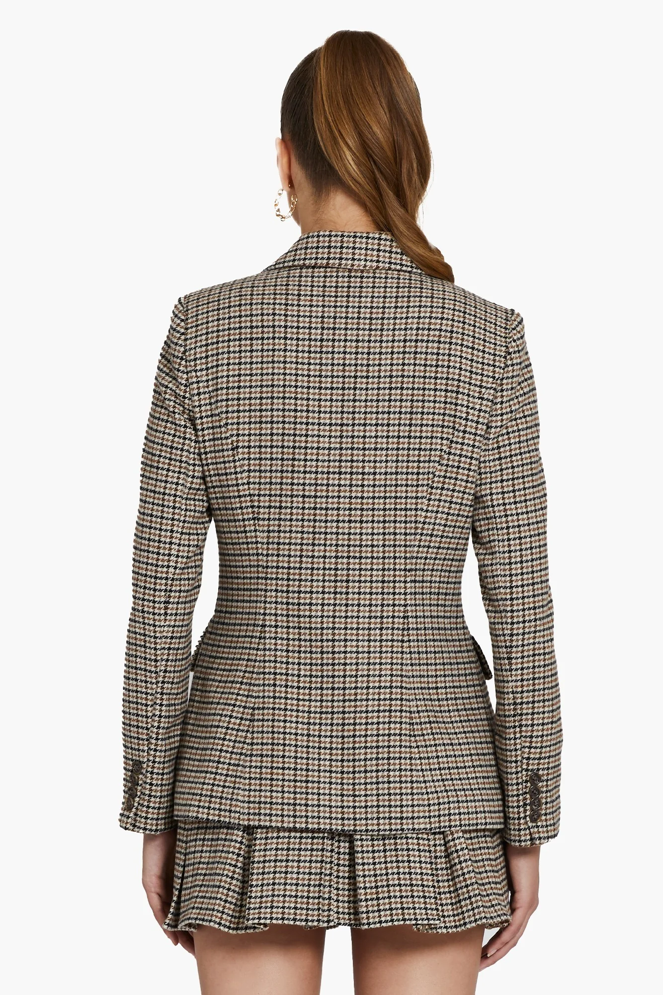 Aldridge Blazer in Houndstooth