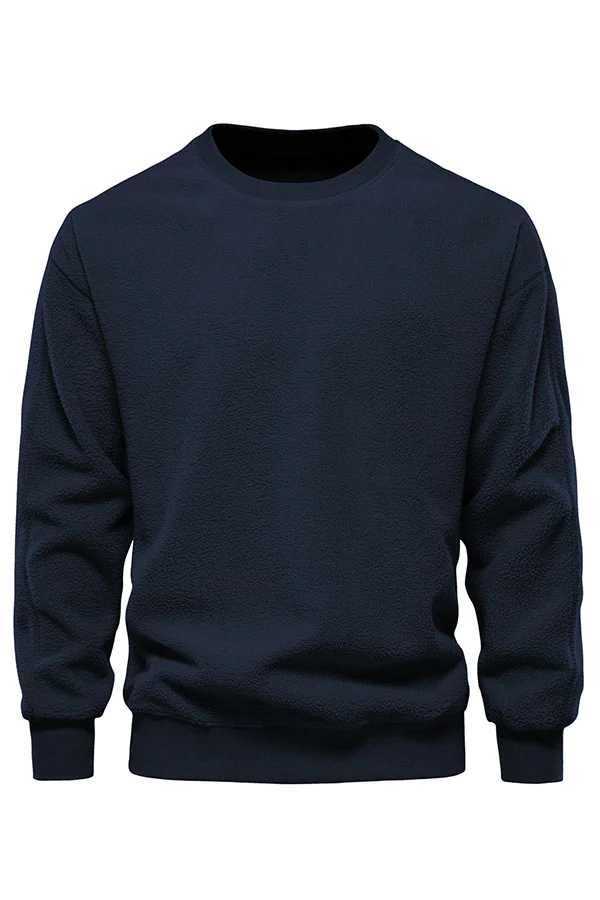 Lamb down shoulder pullover sweater