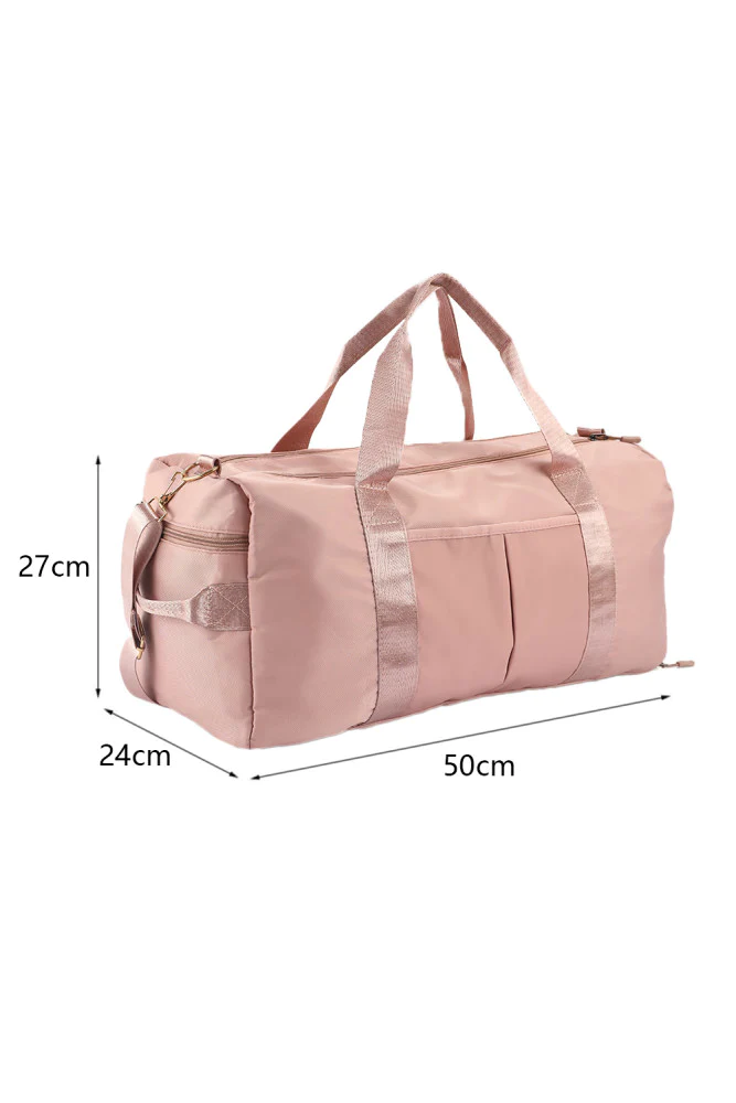 Large Pink Concise Luggage Bag
