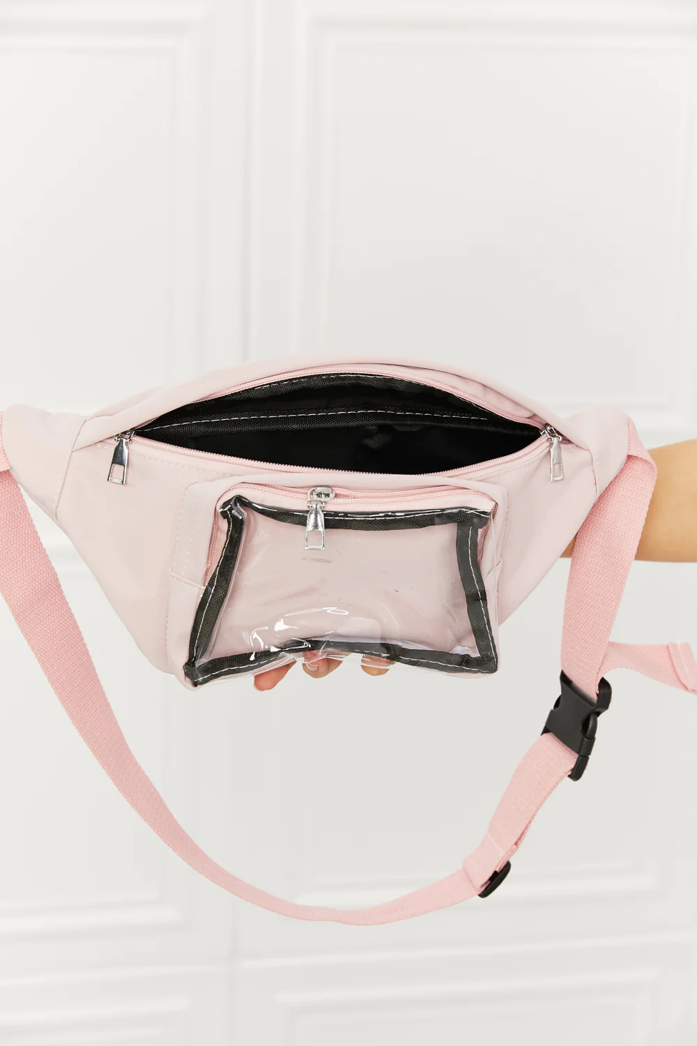 Fame Doing Me Waist Bag in Pink