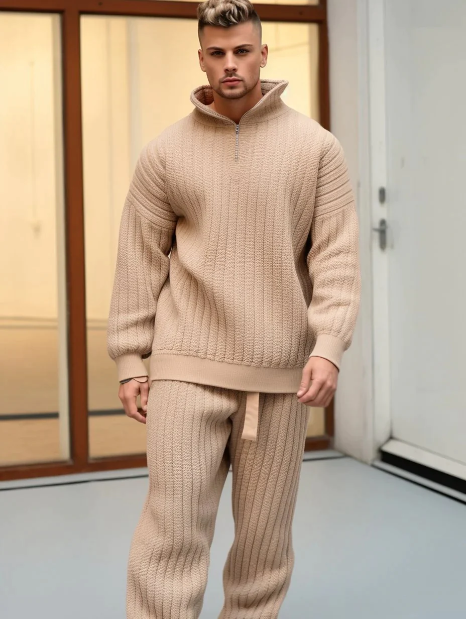Men's Oversized Thick Knitted