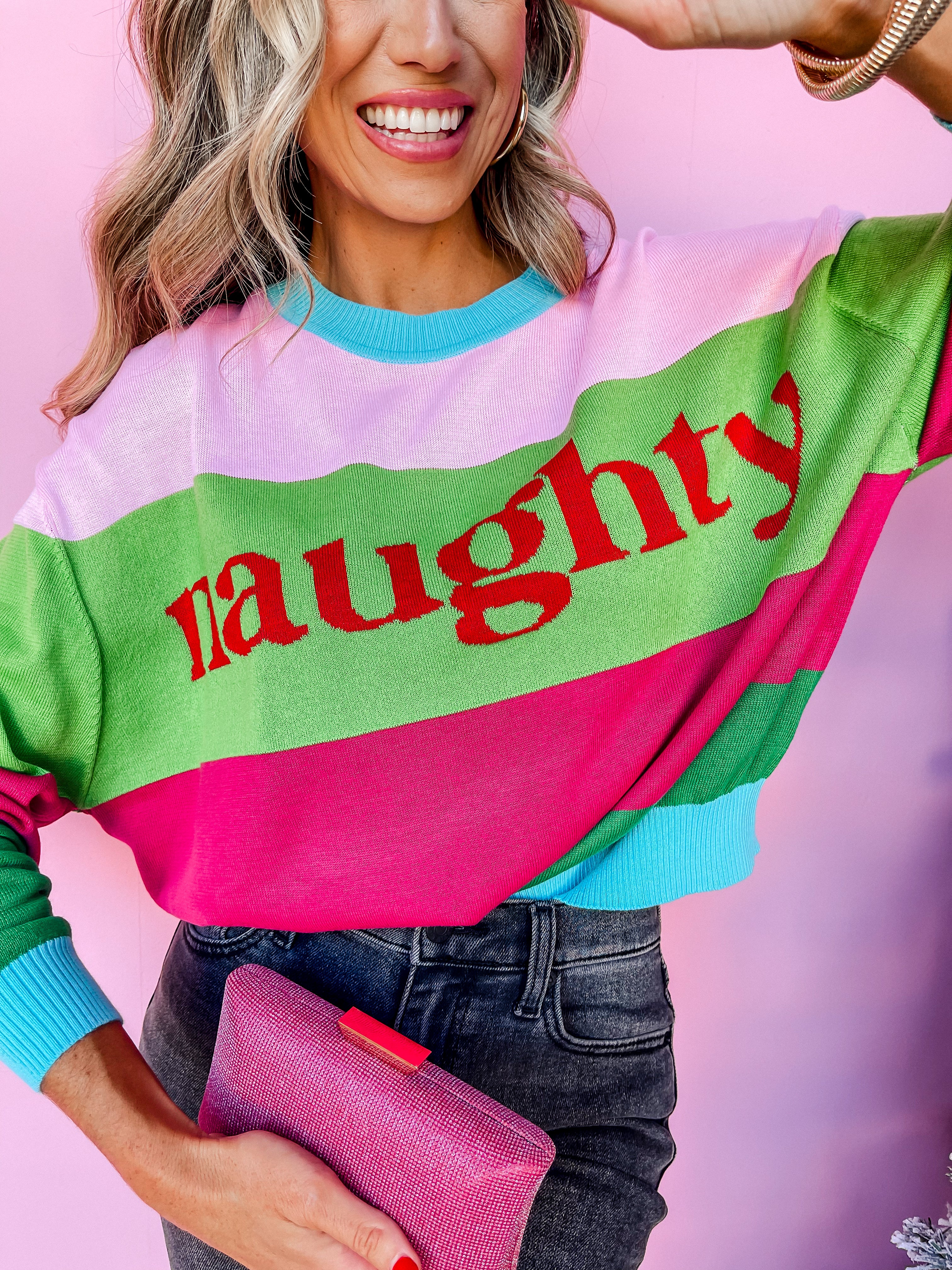 Naughty Striped Sweater