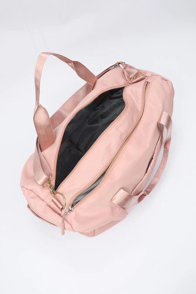 Large Pink Concise Luggage Bag