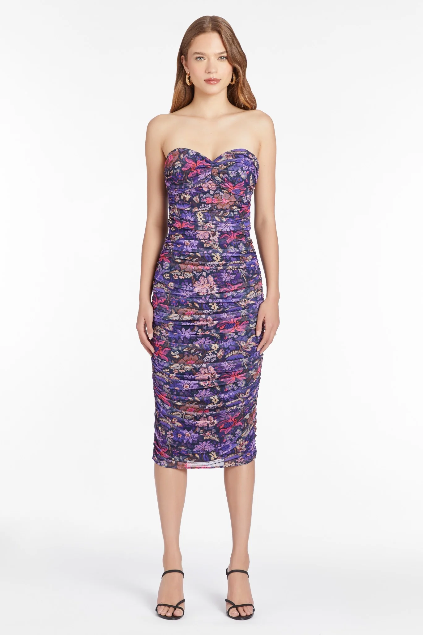 Lopez Dress in Printed Mesh