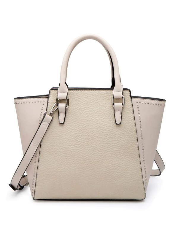 Beige Tote Bag W/ Adjustable Strap