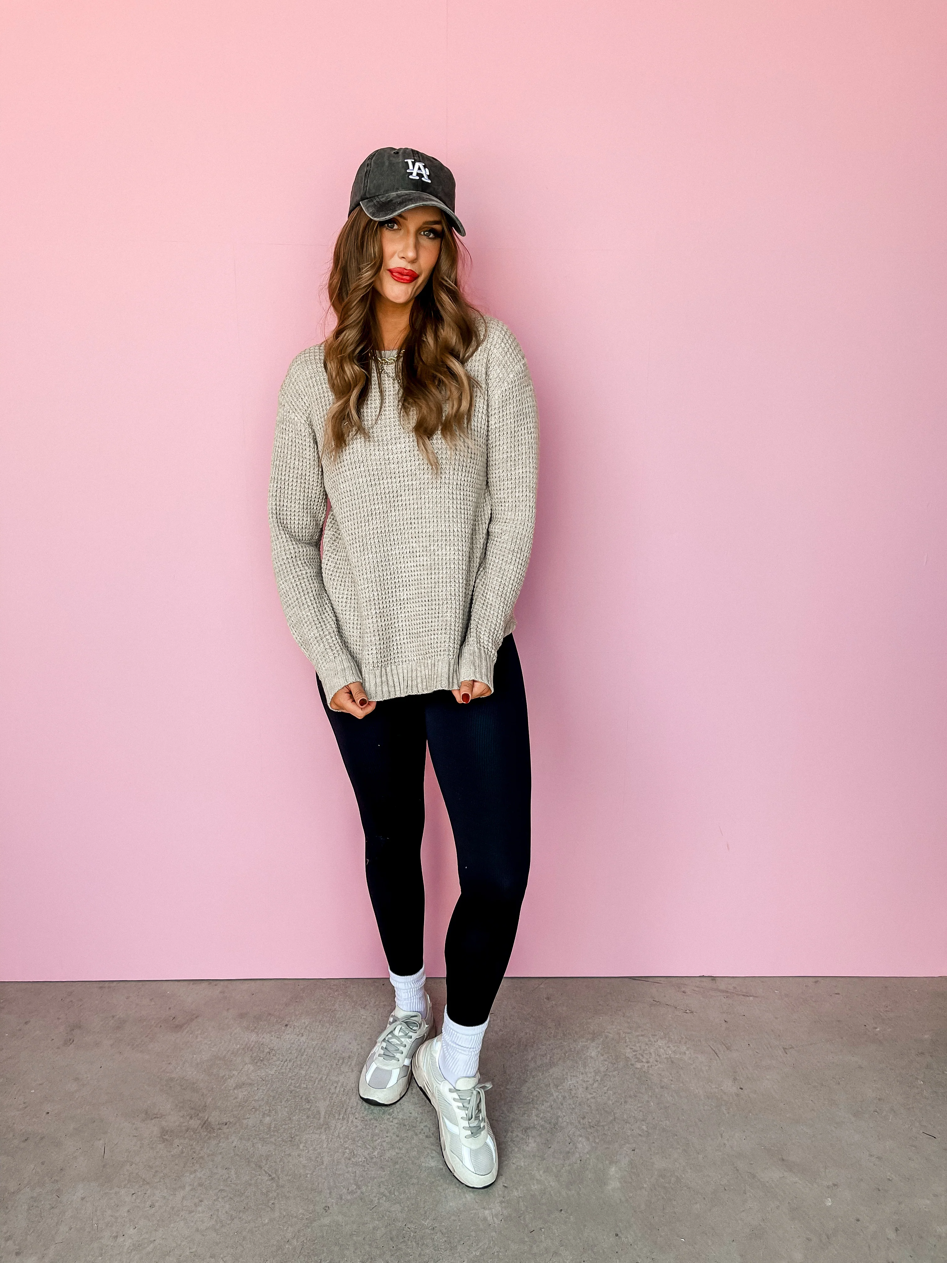 Everyday Pick Waffle Sweater