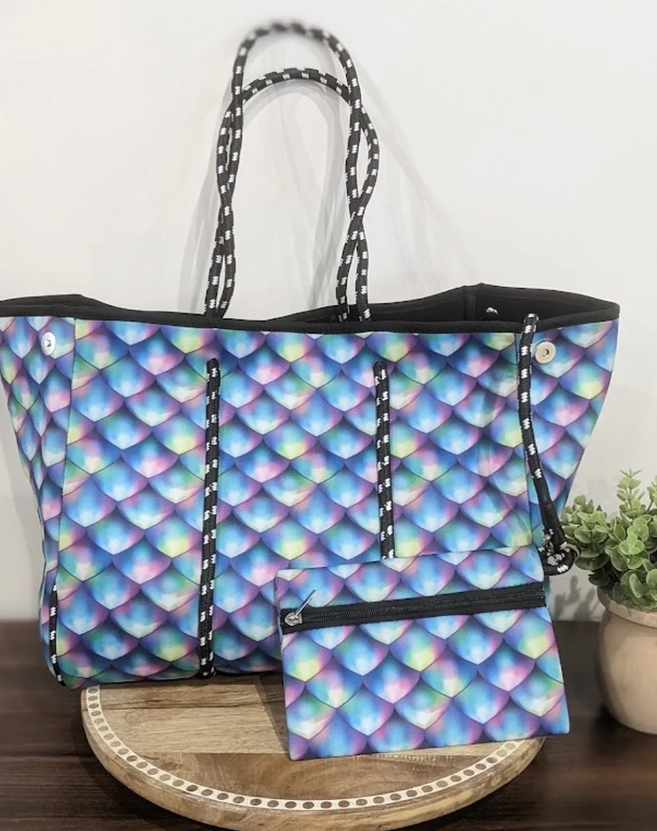 Mermaid Neoprene Tote